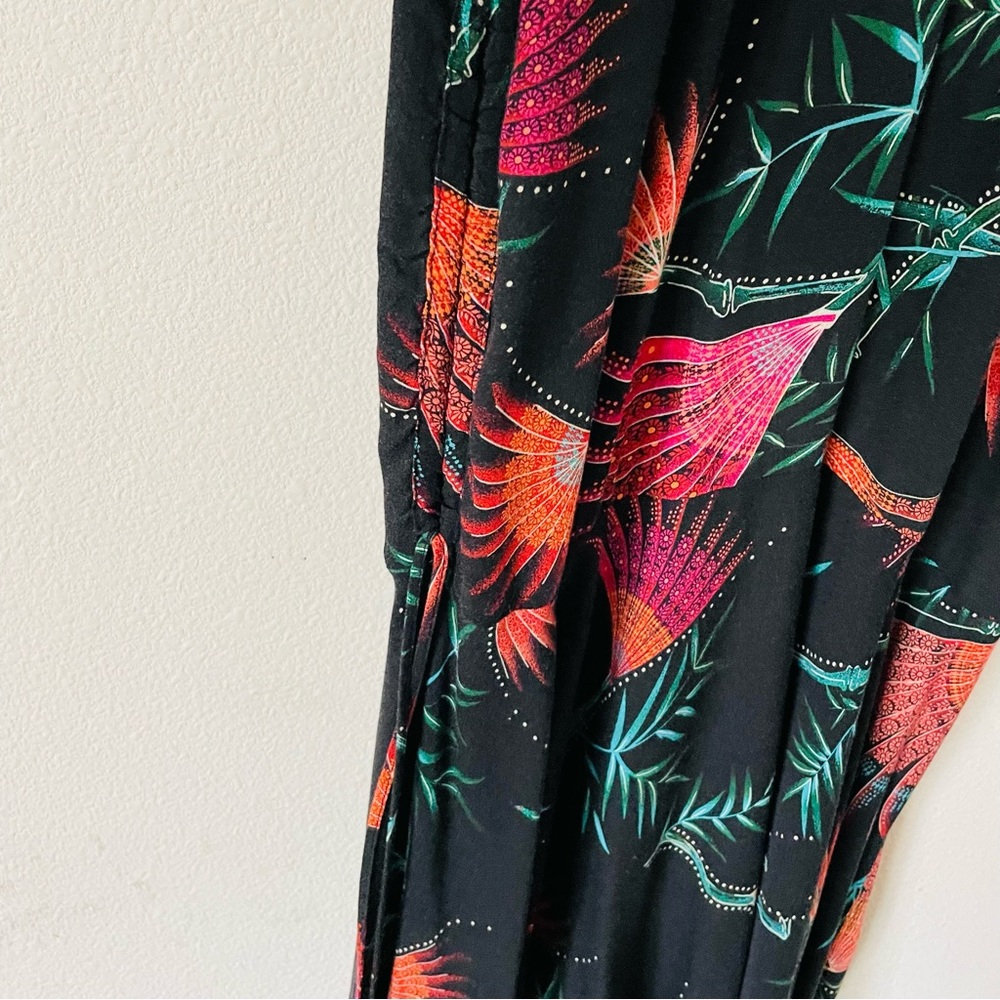 Farm Rio for Anthropologie XS Valentina black printed dress - Picture 6 of 10